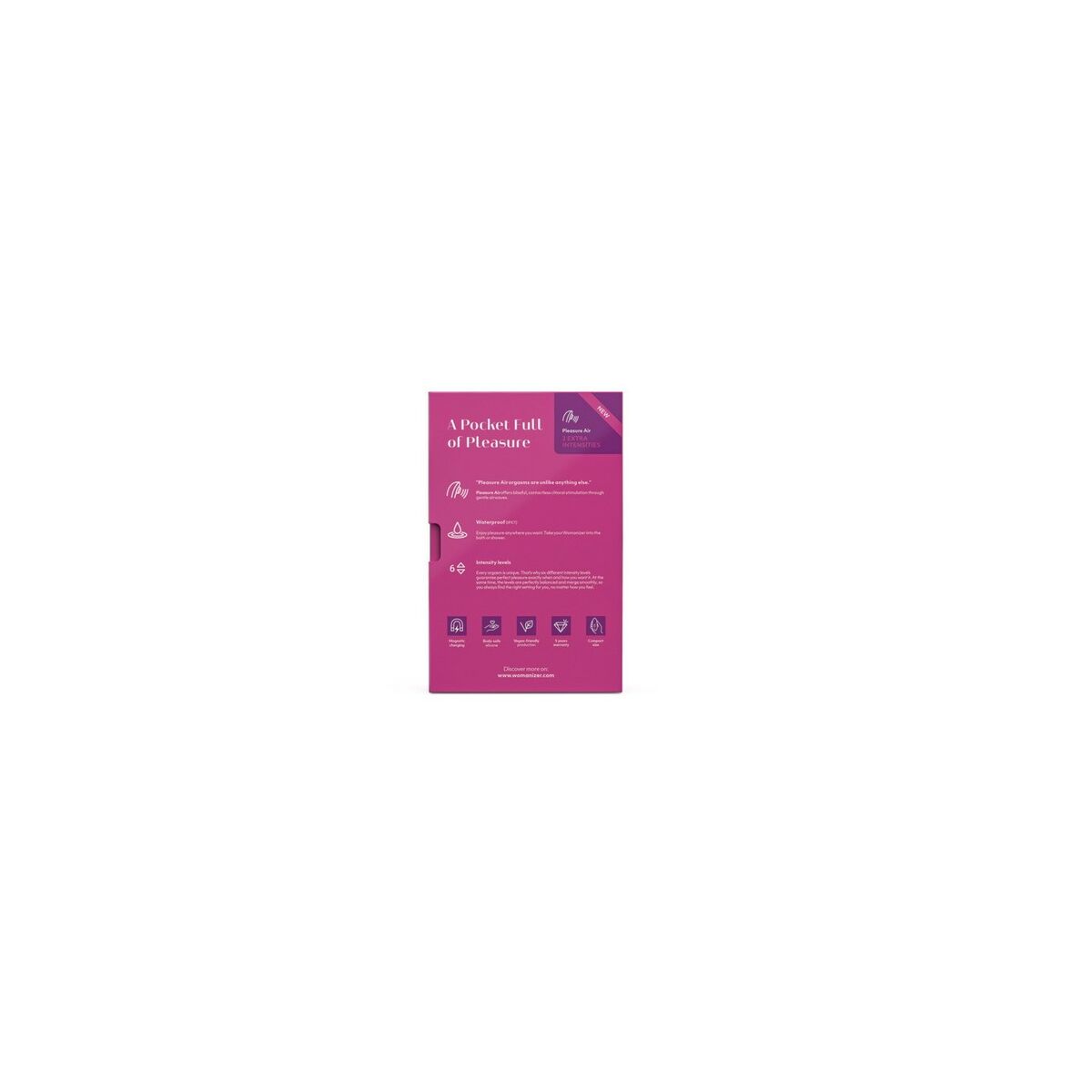 Vibrators Womanizer WOM165-PINK Rozā